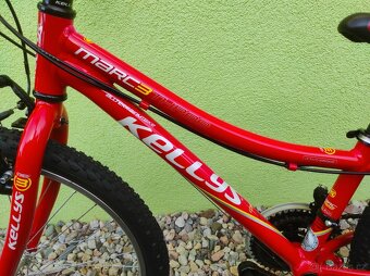Značkové dětské kolo KELLYS 24" (ČERVENÁ) - 5