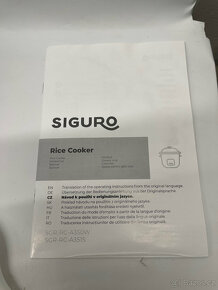 Nový rýžovar Siguro RC-A350W Rice Chef s napařovákem - 5