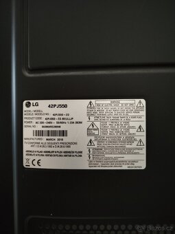 Televize LG 42PJ550 - 5