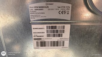 Pračka s vrchním plněním Indesit - 5