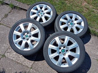 Obutá alu kola 15ky 5x100 ŠKODA VW SEAT AUDI - dobírka možná - 5