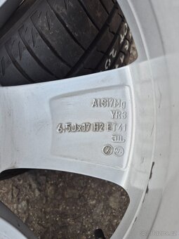 Škoda TRITON 6,5Jx17 ET41 5x112 Superb+letní 215/55R17 6mm - 5