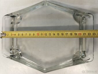 PUEBCO nový mincovník, tác na peníze, skleněný originál - 5