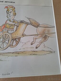 Lubomír Vaněk-Brněnský karikaturista. - 5