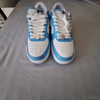 Bape Sta Patent Leather blue white - 5