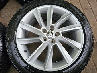 ALU zimní kola Škoda 5x100 Scala R17 ET40 Stratos - 5