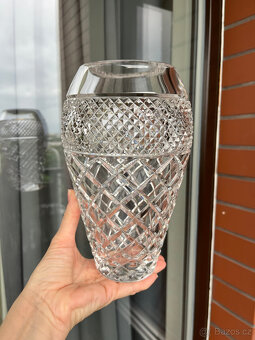 Ruckl Ručně broušená křišťálová váza Charles IV 23cm - 5