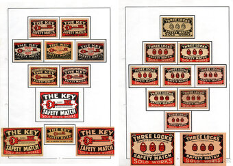 Československé zápalkové nálepky export 1945/1992 - 5