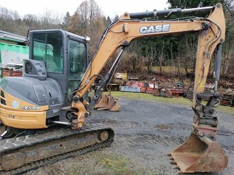 Minibagr CASE CX50B, r.v. 2016, motor Yanmar 32kW, hmotnost - 5