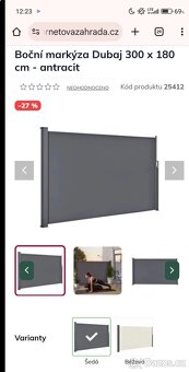 Boční markýza Dubaj - 5