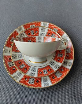 Luxusní porcelánová čajová souprava od Wallendorf - 5