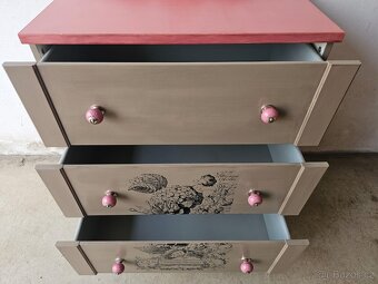 Komoda a vitrína SHABBY - 5