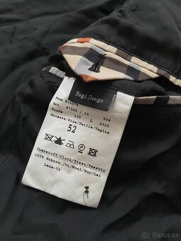 Kabát Daks London Gray Wool Coat Jacket Men - 5
