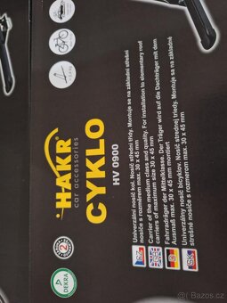 střešní nosič kol Hakr Cyklo HV 0900 - 5