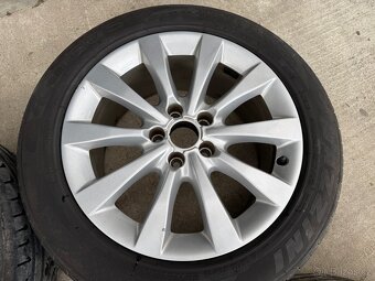 Sada alu kol originál Audi 5x112 R17 225/55 - 5