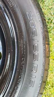 Letní pneu Nokian včetně disků 205/55 R16 - 5