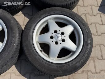 4x al kola 5x112 16 + pneu letní 225/55 R16 - 5
