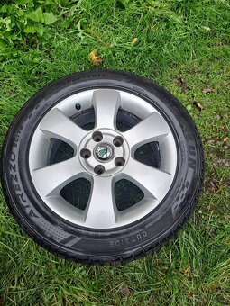 Alu kola 5x112 originál Škoda Octavia II 2 - 5