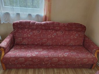 sedací souprava (gauč+2 křesla + 2 taburety) - 5