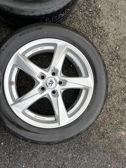 4x Alu kola 5x100 16” + pneu letní 205/55R16 - 5