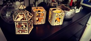 Vánoční dekorace betlémový svícen - 5