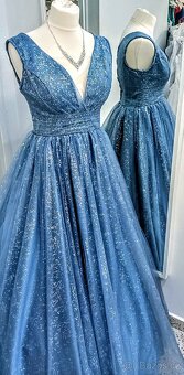 LUXUSNÍ plesové šaty RAINBOW - 5