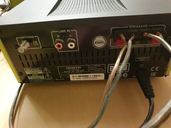 ONKYO CR-255 mini Hi-Fi systém+2x reprobedny - 5