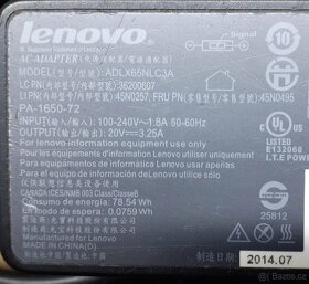 Nabíječka notebooku Lenovo 20V, 3,25A č.11 - 5