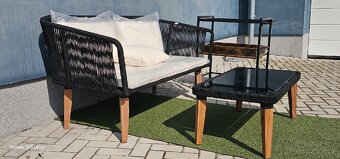 Zahradní set VISTA černý - 5