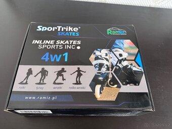 Kolečkové rostoucí multifunkční brusle - 5