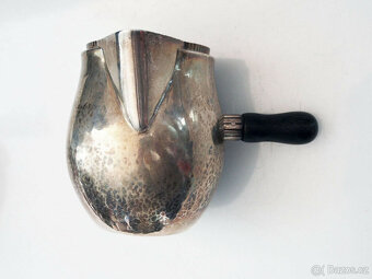 Krásná moka sada s podnosem; Stříbro 925, Georg Jensen - 5