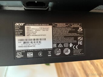 Acer Predator XB273 - 5