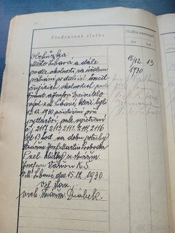 Četnik,policie, služebni knížka. Vzácné, obec libava - 5