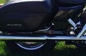 Chromové konce podpěr brašen HD Road King a modely touring - 5