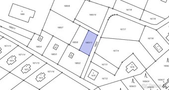 Stavební pozemek Sázava 236 m2 - 5