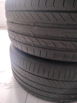 4ks alu disky r22 orig. AMG 5x112 r22 pneu + snimače tlaku - 5