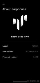 Xiaomi Redmi Buds 4 Pro černá - 5