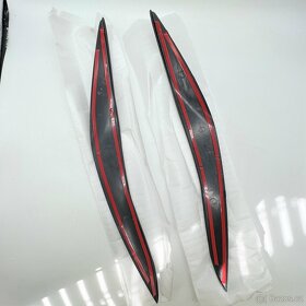 Mračítka na přední světla na BMW 5 - F10/F11 predface - lesk - 5