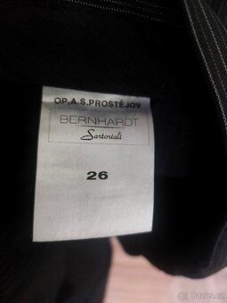 Prodám hezký pánský oblek Bernhardt s jemným proužkem - 5