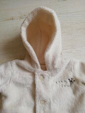 Huňatá kombinézka pro malého medvídka. 3-6m. - 5