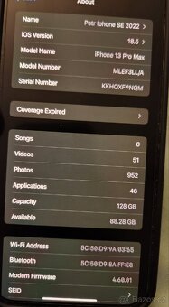 Iphone 13 pro Max, 128gb, zlaty +2 obaly - 5