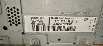Originální autorádio Skoda Navi RNS 300 - 5