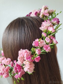 Růže drobnokvětá růžová - 5