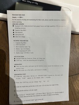 Kojenecká váha nová - 5