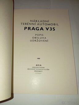 Prodám originál nikdy nepoužitý katalog na Praga V3S - 5