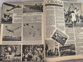 Pevne zviazané športové časopisy Ruch z roku 1949, ročník IV - 5