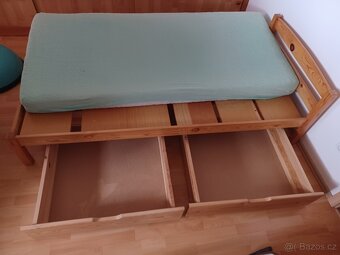Postel 180x80 + rost+ úložný prostor - 5