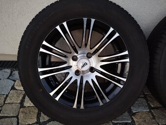 ALU 4x100 r15x6,5j ET 35, 195/65/15 letní - 5