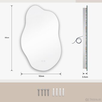 Koupelnové zrcadlo luxus - 5