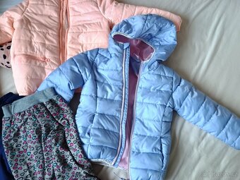 Zimní dívčí bundy, kabátek, podzimní bundy, zateplené legíny - 5